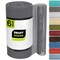 Smart Design Classic Grip Shelf Liner - 12 inch x 60 feet total (Set of 6 Rolls) - Graphite Gray